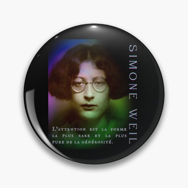 Item preview, Simone Weil quote: L’attention est la forme la plus rare et la plus pure de la générosité. designed and sold by artbleed.