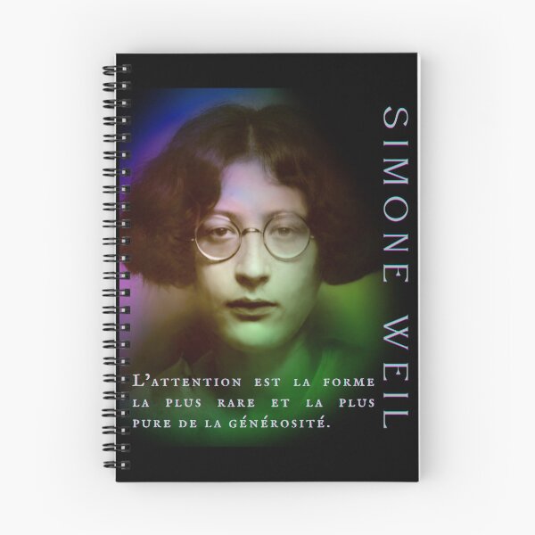Item preview, Simone Weil quote: L’attention est la forme la plus rare et la plus pure de la générosité. designed and sold by artbleed.