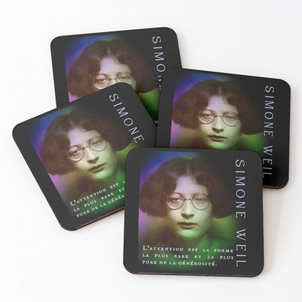 Item preview, Simone Weil quote: L’attention est la forme la plus rare et la plus pure de la générosité. designed and sold by artbleed.
