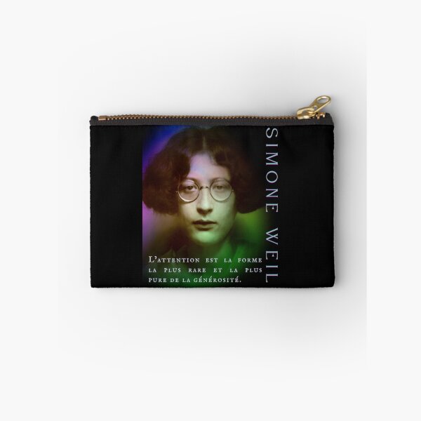 Item preview, Simone Weil quote: L’attention est la forme la plus rare et la plus pure de la générosité. designed and sold by artbleed.