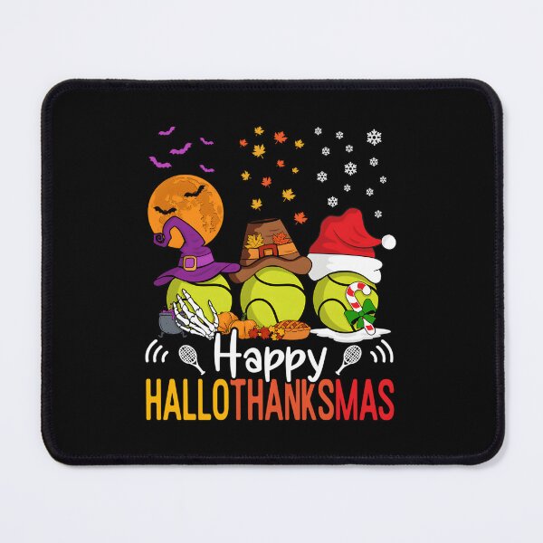 Item preview, Tennis Happy Halloween Thanksgiving Christmas Hallothanksmas designed and sold by gkuvelednet82.