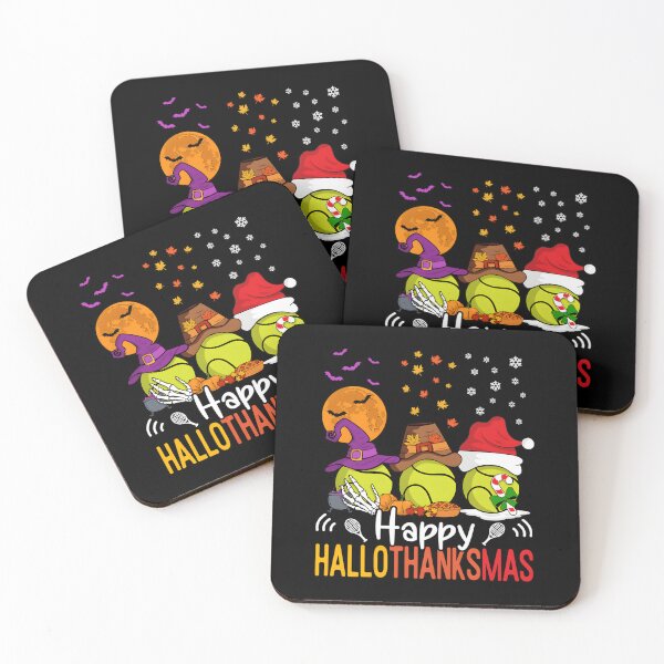 Item preview, Tennis Happy Halloween Thanksgiving Christmas Hallothanksmas designed and sold by gkuvelednet82.