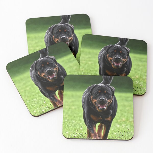 Item preview, Rottweiler Dog Running on the Field designed and sold by VanGaldo.