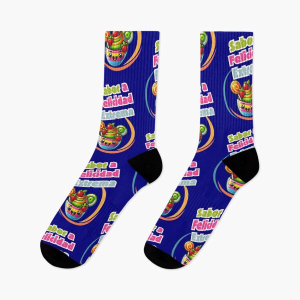 Item preview, Extreme Happiness Flavor - Kawaii Happy Dessert Design with Strawberry and Caramel designed and sold by DibuHumor.