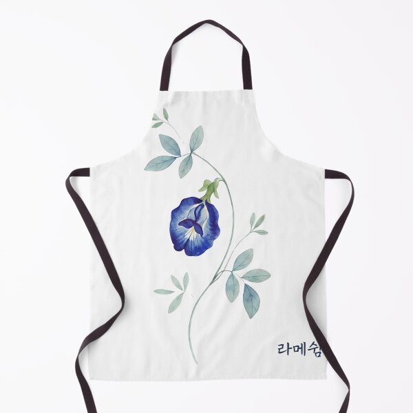 Item preview, 라메쉼 Blue Bloom Watercolor Art Print - Single Indigo Clitoria Ternatea designed and sold by bloomling.