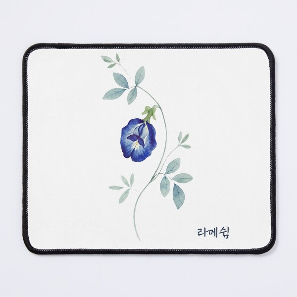 Item preview, 라메쉼 Blue Bloom Watercolor Art Print - Single Indigo Clitoria Ternatea designed and sold by bloomling.