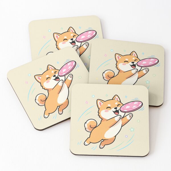 Item preview, Cute Shiba Inu Flying Disc Catch - Kawaii Doggo Art designed and sold by Tidarat-27.