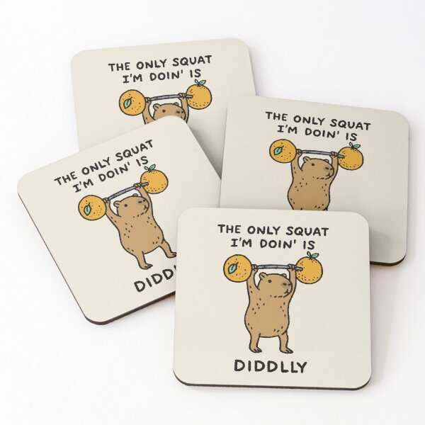 Item preview, The Only Squat I’m Doing Is Diddly designed and sold by Buntrockstore.