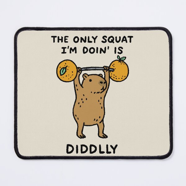 Item preview, The Only Squat I’m Doing Is Diddly designed and sold by Buntrockstore.