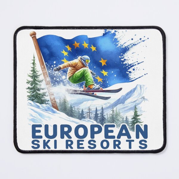 Item preview, European Ski Resort, Skiing designed and sold by clintang.