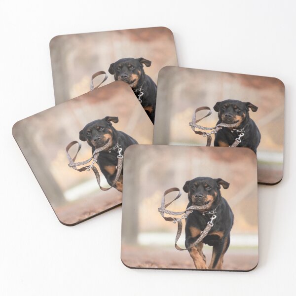 Item preview, Funny Rottweiler Dog Running Away designed and sold by VanGaldo.