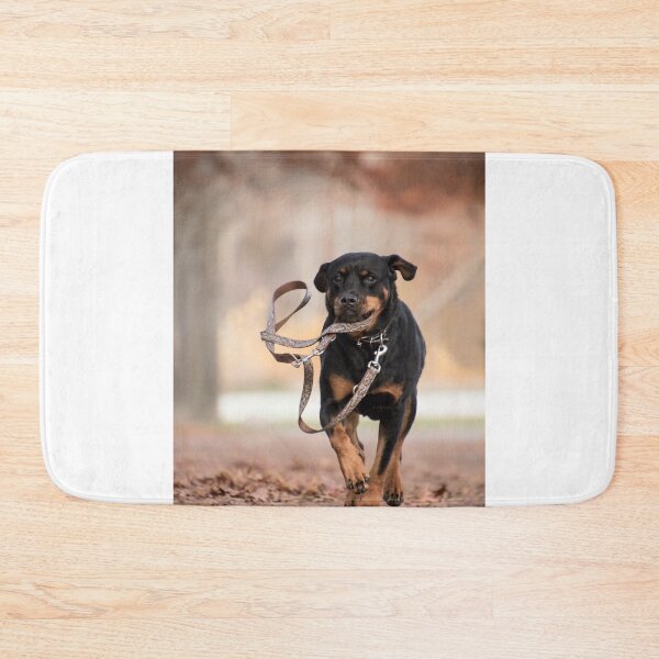 Item preview, Funny Rottweiler Dog Running Away designed and sold by VanGaldo.