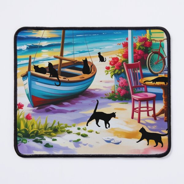 Item preview, Cats watch sunset designed and sold by Fateh-Kro ⭐⭐⭐⭐⭐.