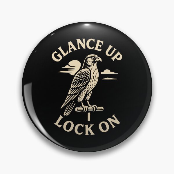 Item preview, Falcon Glance Up Lock On Falconry Enthusiast designed and sold by LuminOrb.