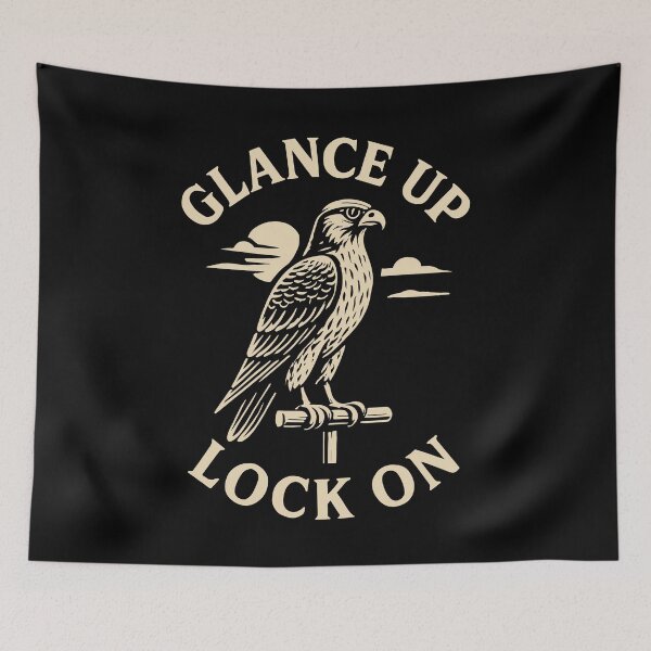 Item preview, Falcon Glance Up Lock On Falconry Enthusiast designed and sold by LuminOrb.