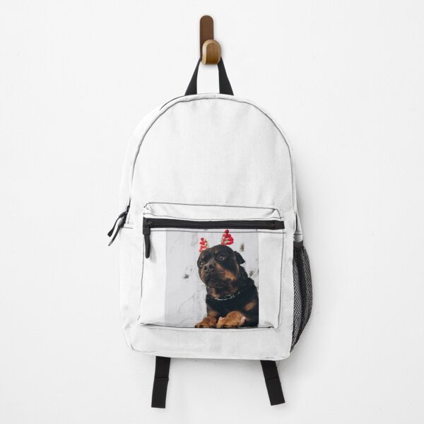 Item preview, Funny Rottweiler Dog Wears Christmas Headband designed and sold by VanGaldo.