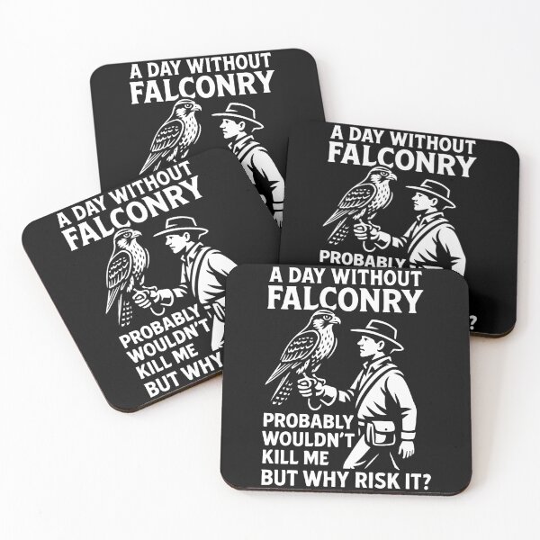 Item preview, A Day Without Falconry Why Risk It falcon design designed and sold by LuminOrb.