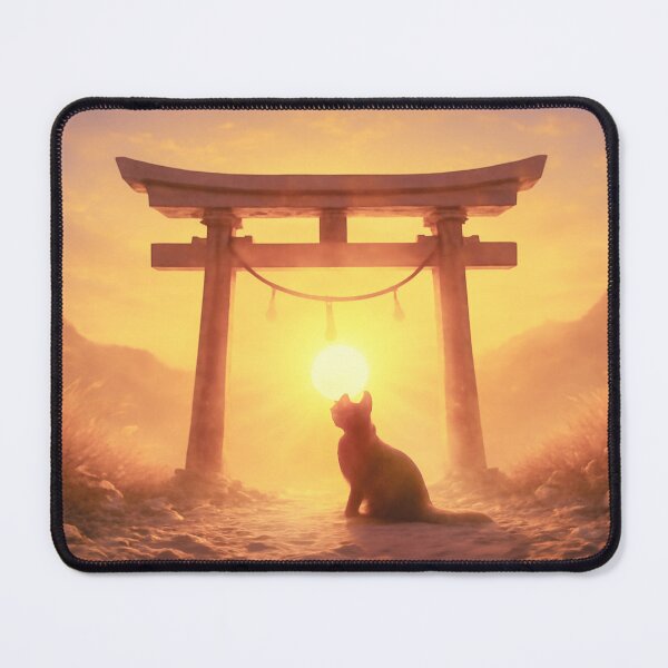 Item preview, Morning Prayer: Zen Cat and the First Light (朝の祈り:禅猫と最初の光) designed and sold by TakaArtWorks.