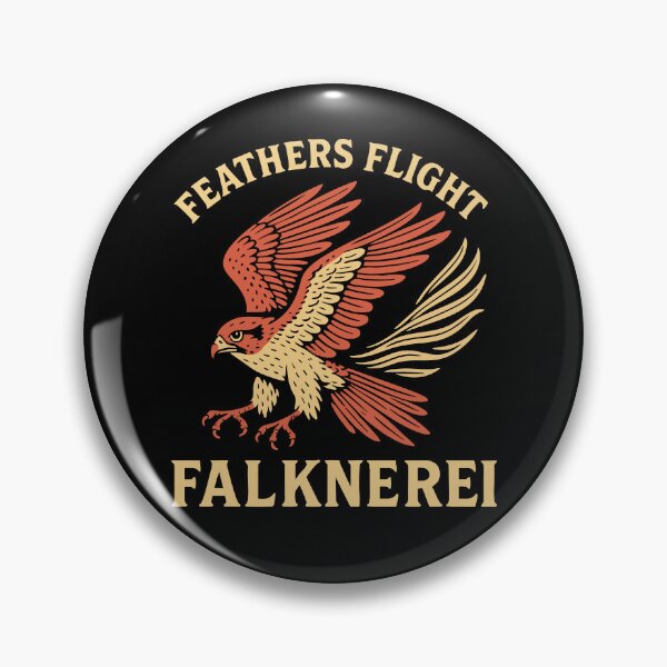Item preview, Feathers Flight Falknerei Falconry Enthusiast designed and sold by LuminOrb.