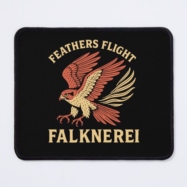 Item preview, Feathers Flight Falknerei Falconry Enthusiast designed and sold by LuminOrb.