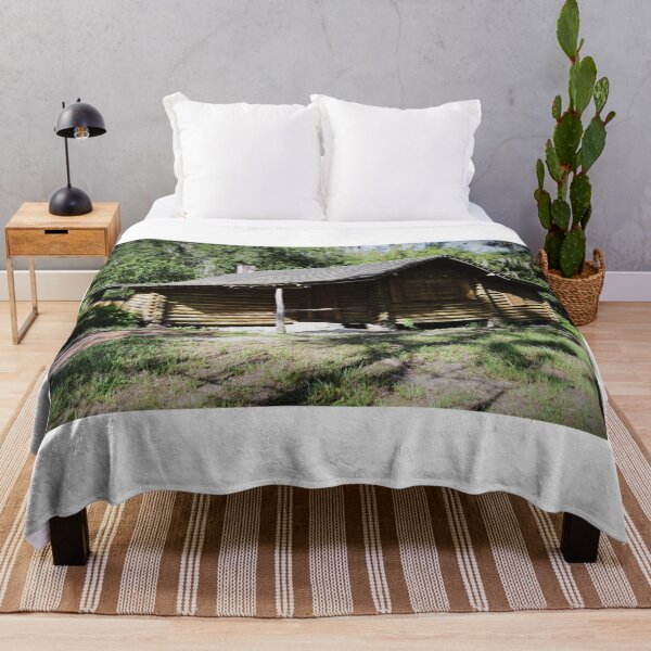 Item preview, Rustic Log Cabin in the Woods designed and sold by MercerImages.