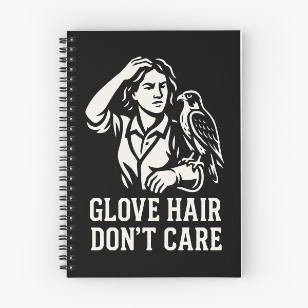 Item preview, Falcon Glove Hair Don't Care Falconry Enthusiast designed and sold by LuminOrb.