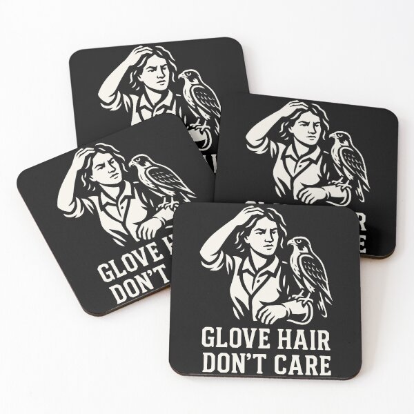 Item preview, Falcon Glove Hair Don't Care Falconry Enthusiast designed and sold by LuminOrb.