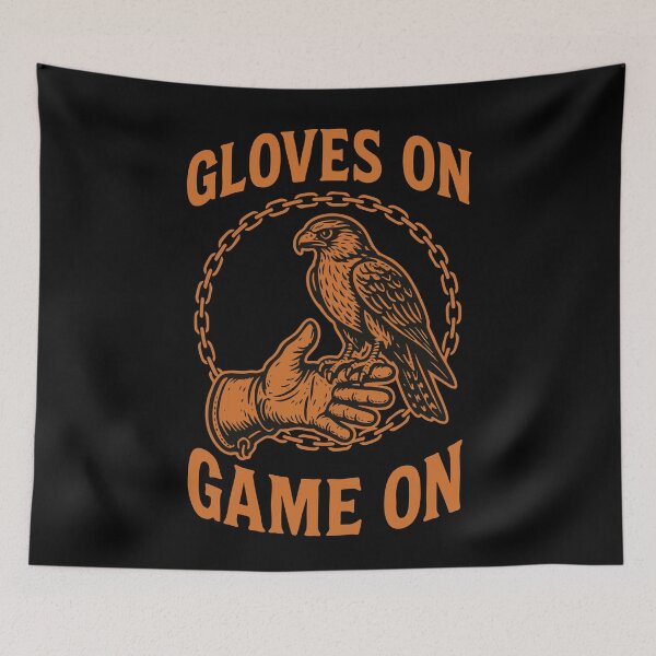 Item preview, Falconry Gloves On Game On Equipment Love Falcons designed and sold by LuminOrb.