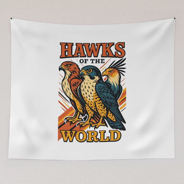 Item preview, Hawks Of The World Falconry Birds Art designed and sold by LuminOrb.