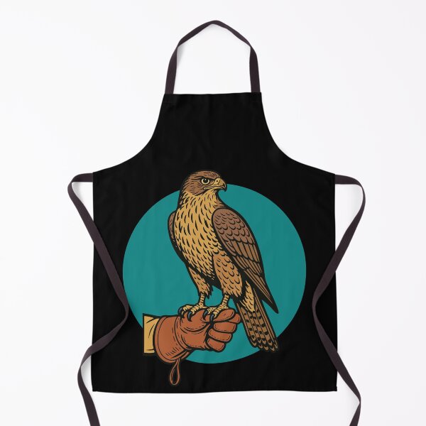 Item preview, Falconry Equipment with Peregrine Falcon Perched designed and sold by LuminOrb.