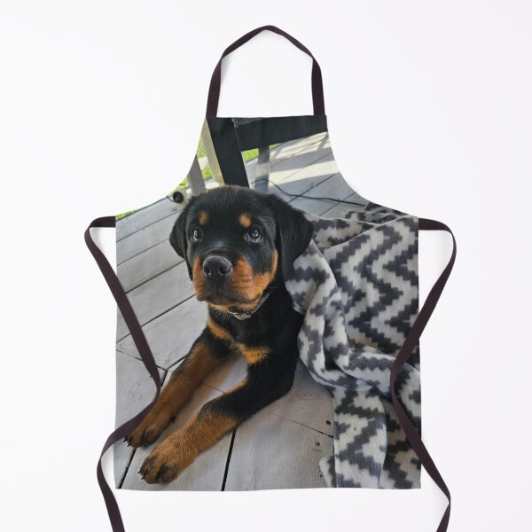 Item preview, Cute Rottweiler Puppy Loves the Blanket designed and sold by VanGaldo.