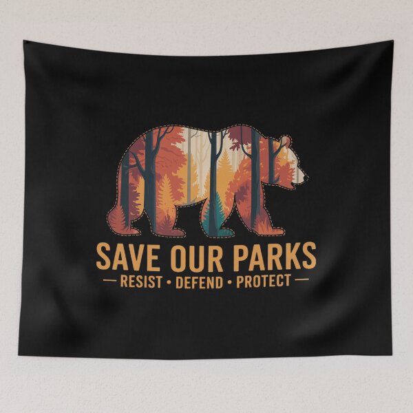 Item preview, Save Our Parks Resist designed and sold by Patricsselin.