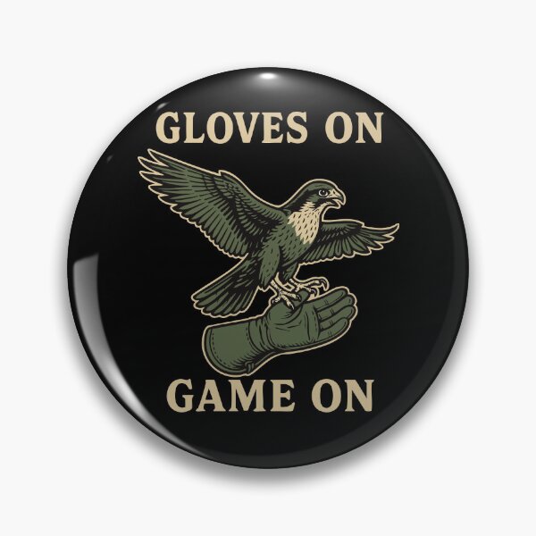 Item preview, Falcon Gloves On Game On Falconry Hunting Art designed and sold by LuminOrb.