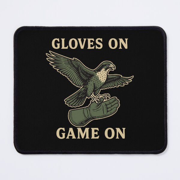 Item preview, Falcon Gloves On Game On Falconry Hunting Art designed and sold by LuminOrb.