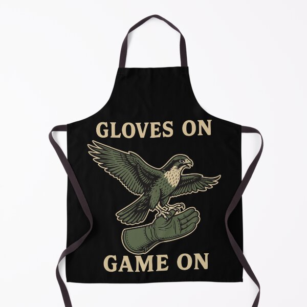Item preview, Falcon Gloves On Game On Falconry Hunting Art designed and sold by LuminOrb.