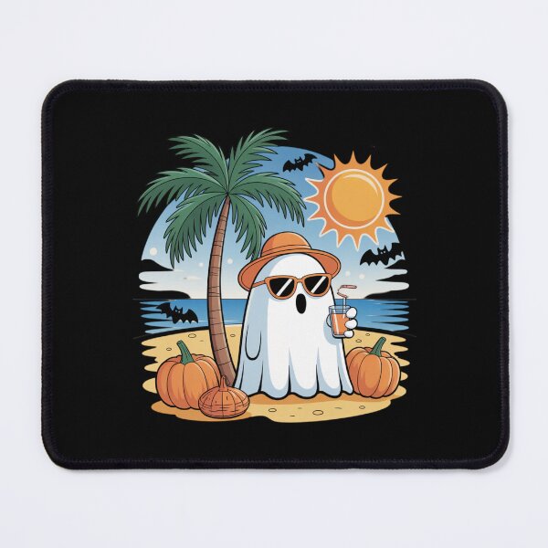Item preview, Kawaii Beach Ghost Halloween | Cute Summer Spooky Vibes designed and sold by ColorSplash123.