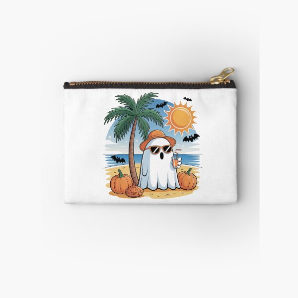 Item preview, Kawaii Beach Ghost Halloween | Cute Summer Spooky Vibes designed and sold by ColorSplash123.