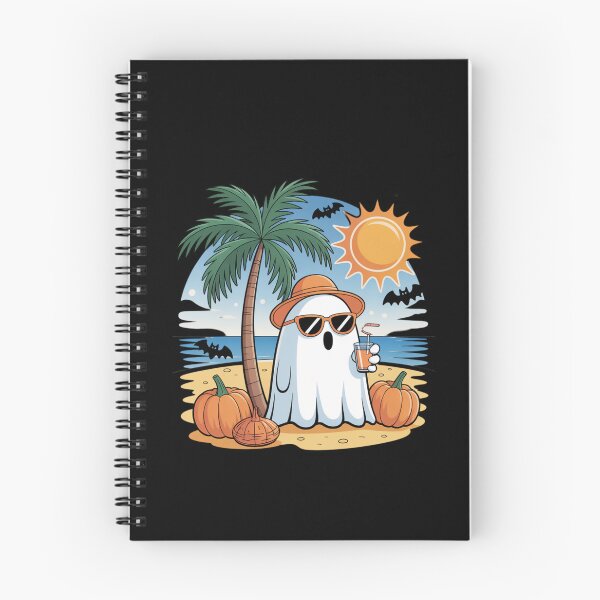 Item preview, Kawaii Beach Ghost Halloween | Cute Summer Spooky Vibes designed and sold by ColorSplash123.