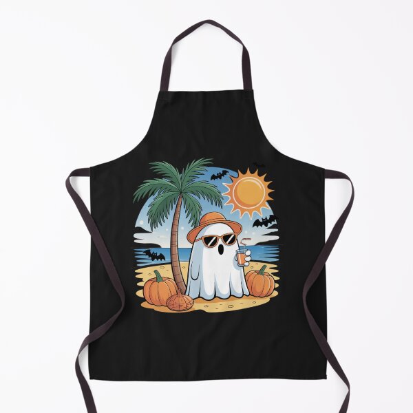 Item preview, Kawaii Beach Ghost Halloween | Cute Summer Spooky Vibes designed and sold by ColorSplash123.