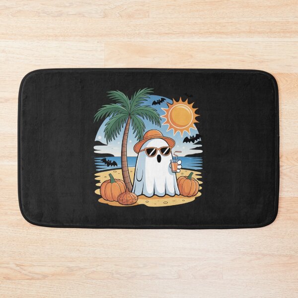 Item preview, Kawaii Beach Ghost Halloween | Cute Summer Spooky Vibes designed and sold by ColorSplash123.