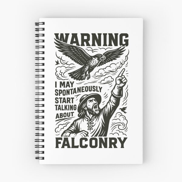 Item preview, Falcon Lover Talking About Falconry funny designed and sold by LuminOrb.