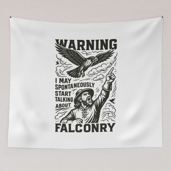 Item preview, Falcon Lover Talking About Falconry funny designed and sold by LuminOrb.
