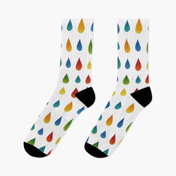 Item preview, Vibrant Water Droplet Gradient Design - Minimalist Rainbow Drops designed and sold by casualnature.