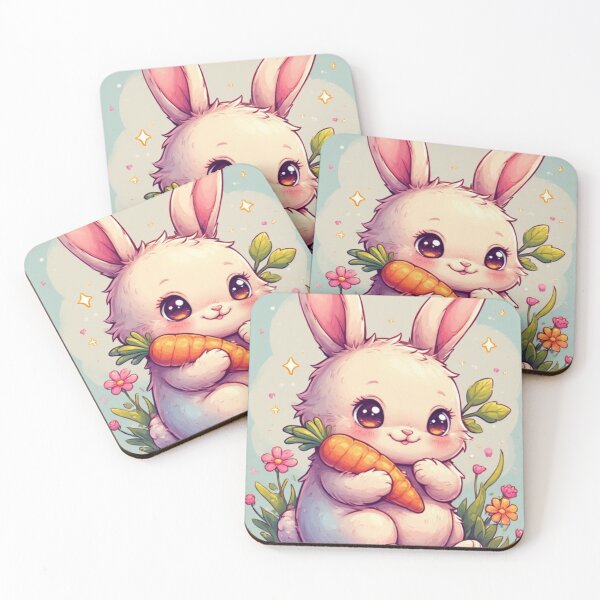 Item preview, Adorable Kawaii Bunny | Pastel Sticker Design designed and sold by digitallyyour.
