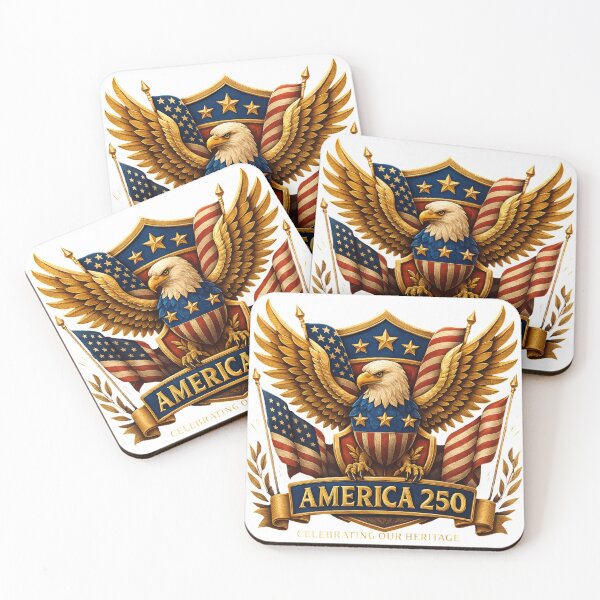 Item preview, 250th Anniversary of the USA - America 250 – Golden Eagle of Freedom designed and sold by Collins Design.