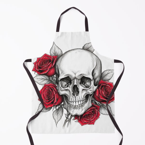 Item preview, Crimson Roses and Skull designed and sold by MKFashionLab.