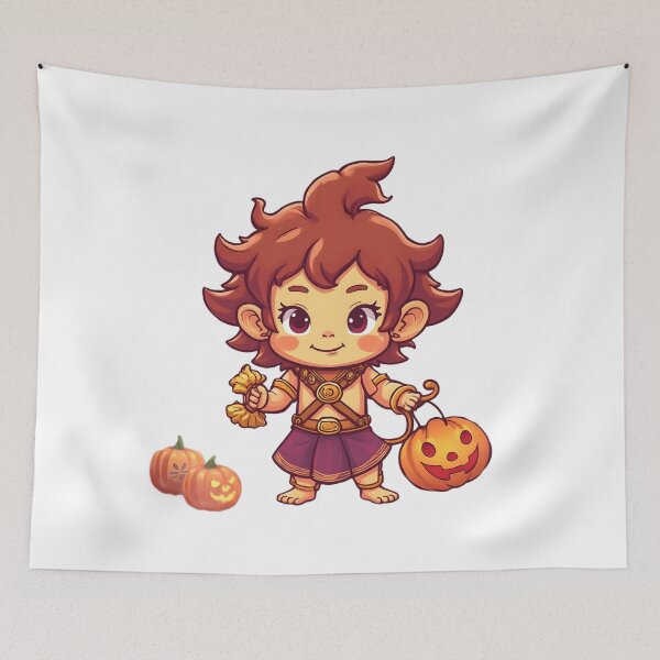 Item preview, Cute Hanuman Halloween Cartoon designed and sold by TH cartoon world.