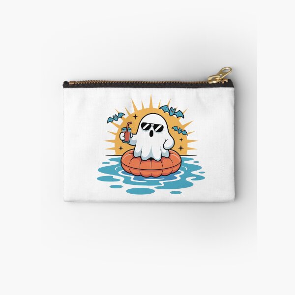 Item preview, Floating Pool Ghost | Cute Kawaii Summer Halloween Design designed and sold by ColorSplash123.