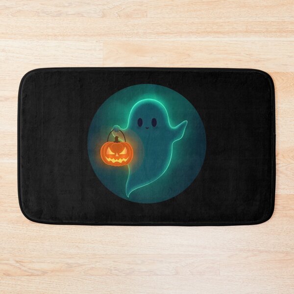 Item preview, Neon Glow Halloween Art | The Lantern Ghost designed and sold by Polariszero.
