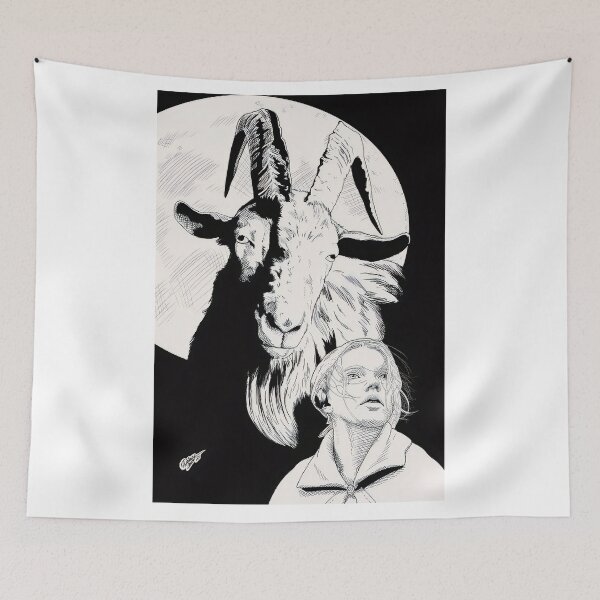 Item preview, black funny witch flims horror scary movie retro vintage designed and sold by aweskezyk.